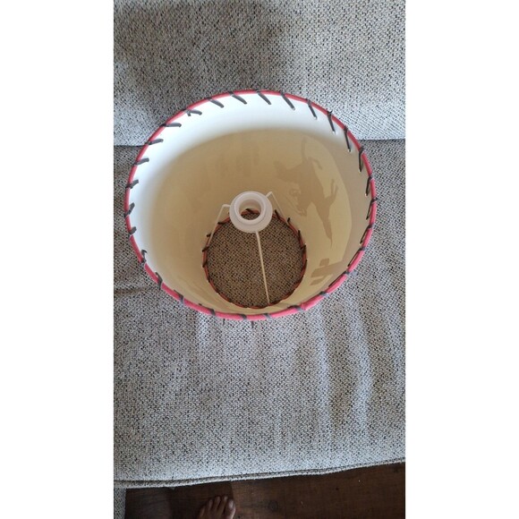Vintage Western Cowboy Lamp Shades‎ 11 In Round Lamp Shade Lampshade Decor - Picture 6 of 10